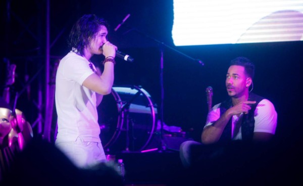 Romeo Santos flechó a las sampedranas