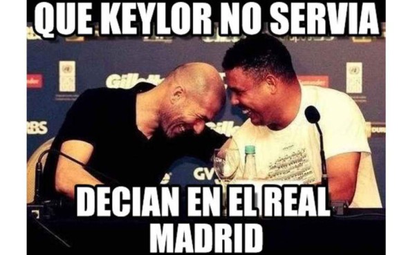 Keylor Navas, protagonista de memes en la Champions League