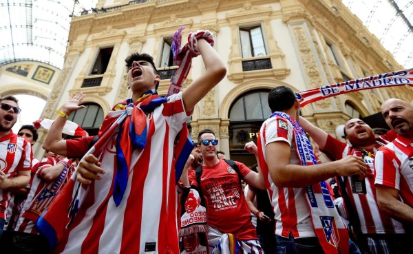 Afición del Atlético confía en el título