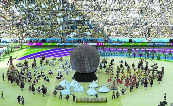 Sobria inauguración del Mundial Brasil 2014