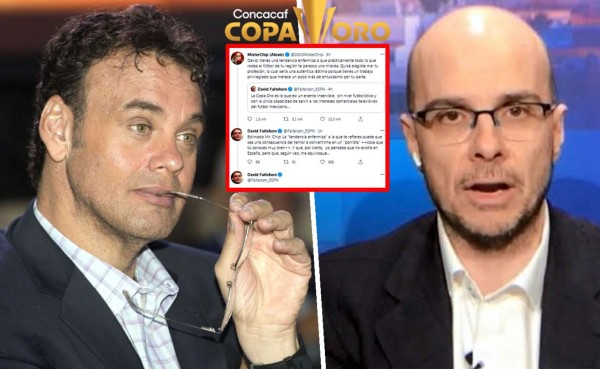 David Faitelson tilda de 'torneo de basura” la Copa Oro y protagoniza un rifirrafe con 'MisterChip'