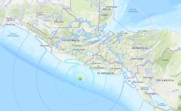 Terremoto de magnitud 5,8 sacude El Salvador