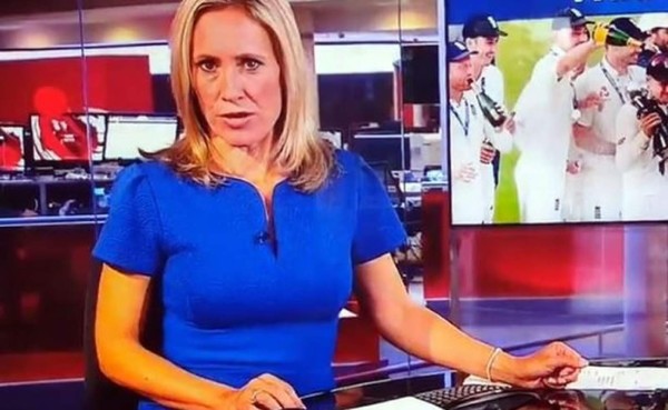 VIDEO: El caliente descuido en un programa deportivo de la BBC