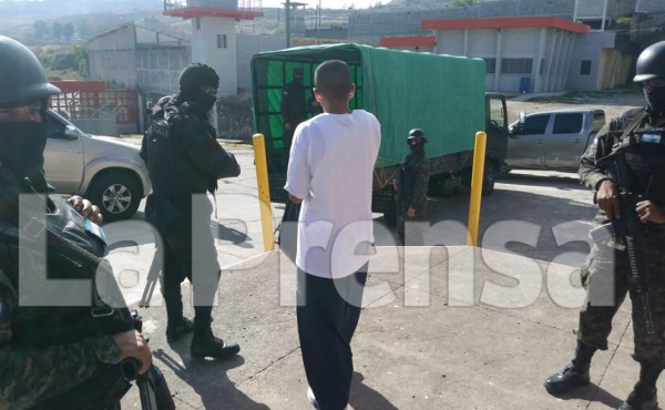 Trasladan 29 reos de la Pandilla 18 a la Tolva en Morocelí