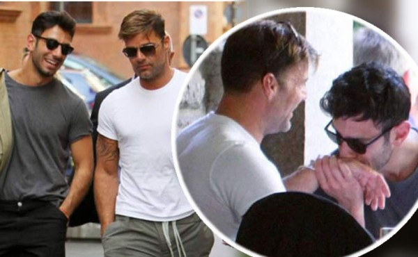 Ricky Martin y su novio, inseparables