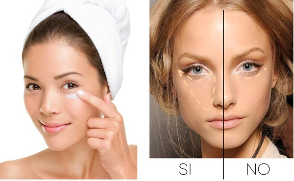 La técnica ideal para cubrir las ojeras