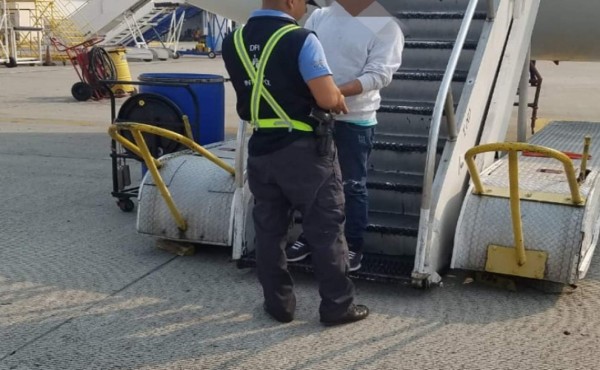 Capturan en el Villeda Morales a supuesto homicida tras ser ser deportado