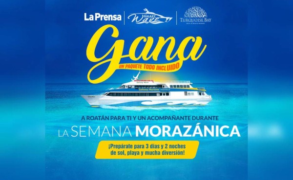 Gana un viaje a Roatán con La Prensa, Ferry Galaxy Wave y Turquoise Bay Resort