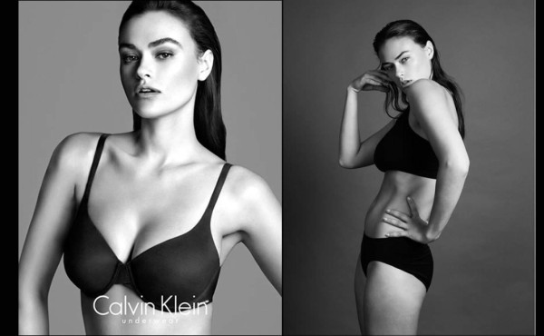 La modelo ‘talla grande’ de Calvin Klein