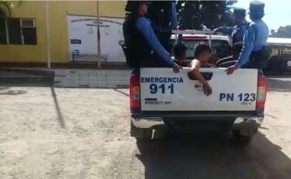 Detienen a siete supuestos pandilleros tras tiroteo en El Progreso