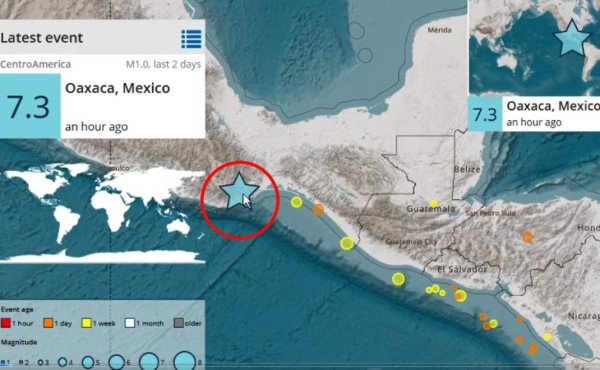 Descartan tsunami en costas del pacífico centroamericano y desestiman alerta