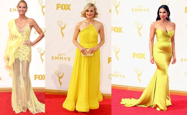 El amarillo en los premios Emmy