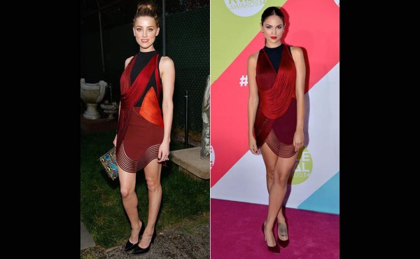 Dos mujeres un mismo vestido ¿Quién lo luce mejor?