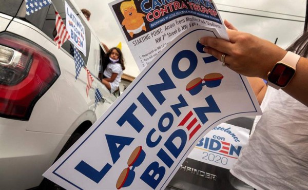 EEUU: Latinos influidos tras las protestas raciales y a favor de votar a Biden
