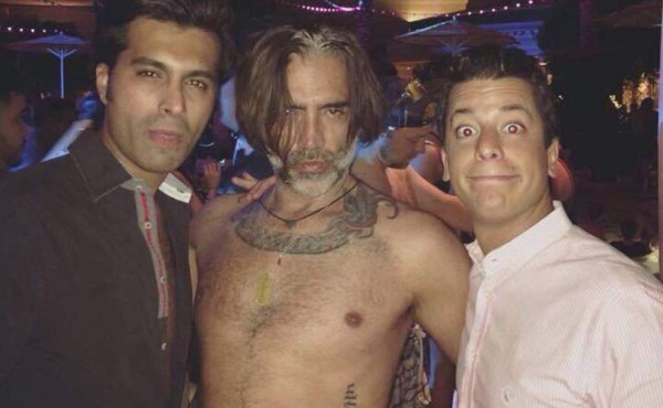 Alejandro Fernández fue captado en una de las famosas 'pool parties' del Encore Beach Club de Las Vegas.
