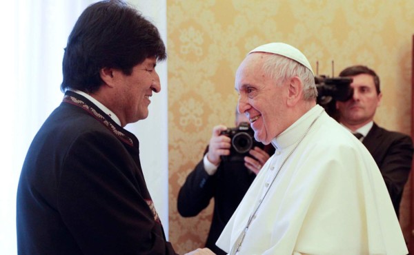 La Iglesia Católica califica de hipocresía la visita de Evo Morales al Papa