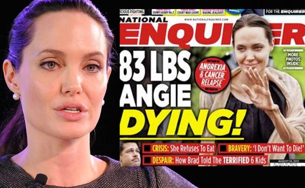 Angelina Jolie...¿con anorexia?