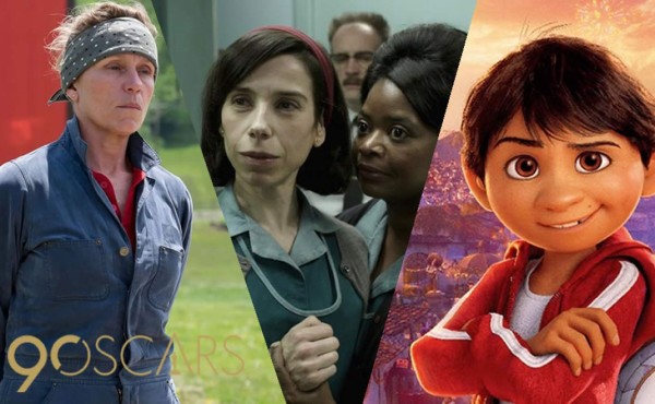 Favoritos al Óscar 2018