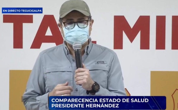 Juan Orlando Hernández es dado alta en el Hospital Militar