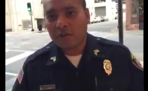 Policía de origen hondureño es ejemplo de nobleza en EUA