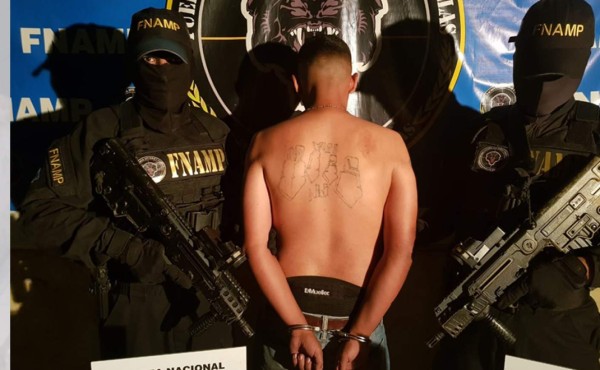 Capturan a supuesto pandillero distribuidor de droga en Siguatepeque  