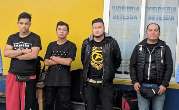 Retienen a cuatro mexicanos por transitar ilegalmente en Honduras