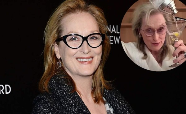 Meryl Streep se deja ver sin maquillaje, cantando y bebiendo junto a sus amigas en divertida videollamada