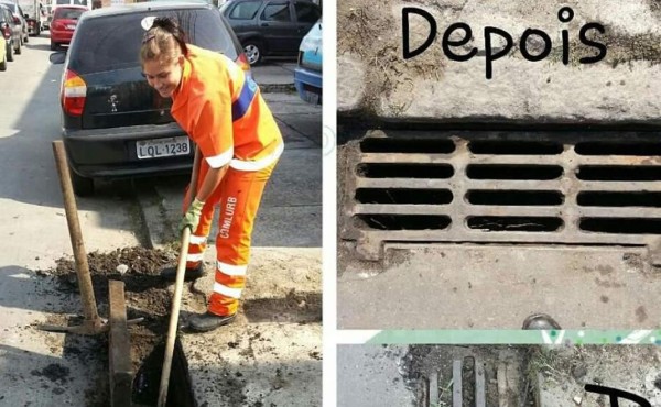 La barrendera más sexy de Brasil