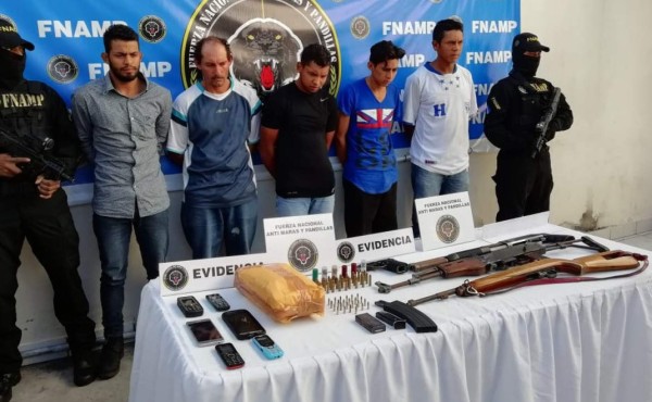 Capturan a cinco supuestos miembros de la banda de 'El Joche'
