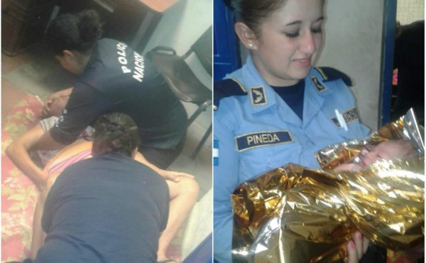 Una mujer da a luz en una posta policial de Honduras