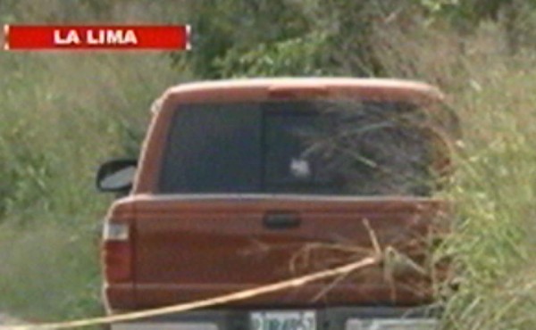 Hallan cádaver dentro de vehículo en La Lima, Cortés