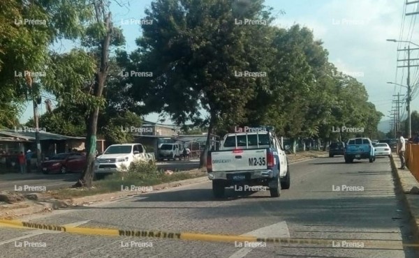 Sicarios interceptan a comerciante y lo acribillan en San Pedro Sula
