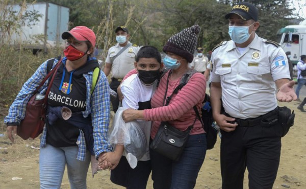 Guatemala sigue truncando sueños de caravana de migrante hondureños