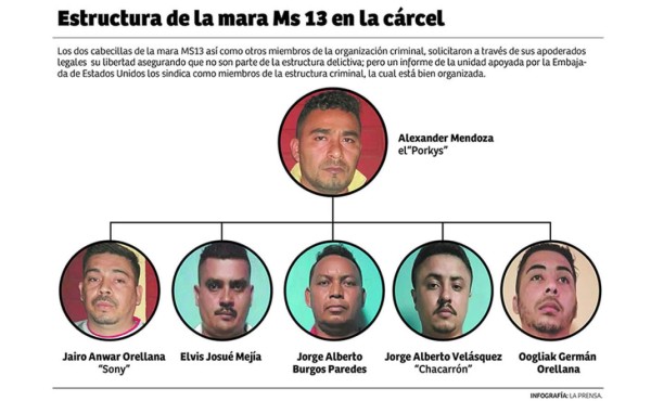 Corte de Apelaciones confirma prisión para los cabecillas de la MS 13