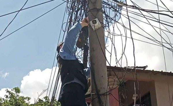 Desmantelan cámaras de video de la MS-13 en operación Escudo III