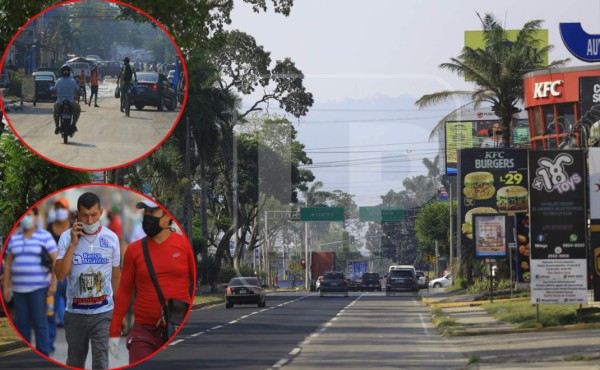 Personas con terminación 2 están autorizadas a circular hoy en Cortés, Colón y El Progreso
