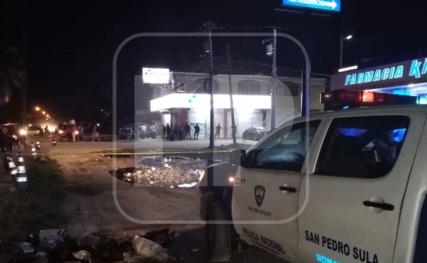 Un joven muerto deja tiroteo en la 27 calle de San Pedro Sula