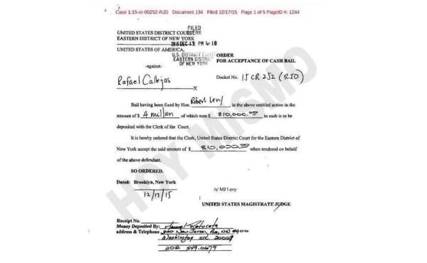 Rafael Callejas solo podrá salir a la iglesia, al médico y el parque