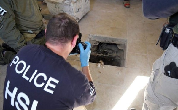 Encuentran narcotúnel en frontera de Estados Unidos y México