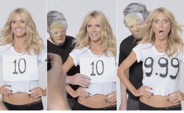 Heidi Klum le responde a Donald Trump