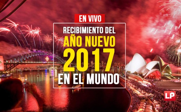 Siga en vivo como se recibe el Año Nuevo alrededor del mundo
