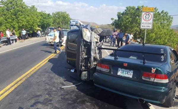 El accidente ocurrió en la comunidad conocida como La Caucara, en San Lorenzo.
