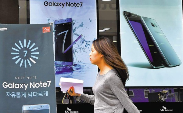 Samsung se apresura a controlar el daño