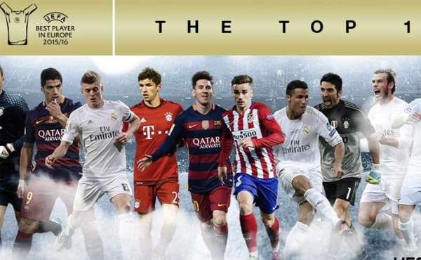 Messi, Ronaldo, Bale y Griezmann entre los candidatos al mejor de la UEFA