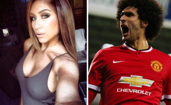 Fellaini mandó imágenes desnudo a modelo