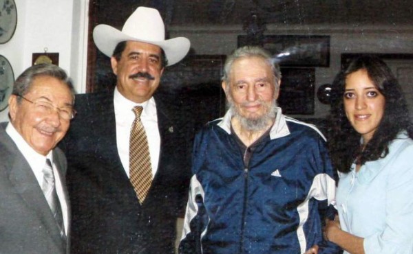 El confuso encuentro entre Fidel Castro y Mel Zelaya
