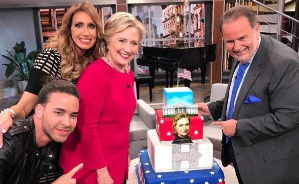 Histórica visita de Hillary Clinton a El Gordo y La Flaca