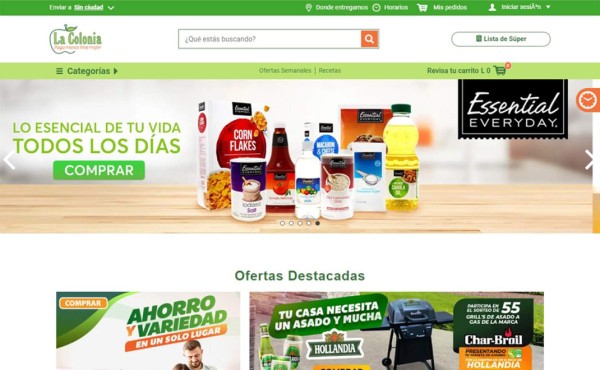 La Colonia lídera el e-commerce de supermercados en Honduras