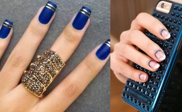 Manicure francés pero al cuadrado