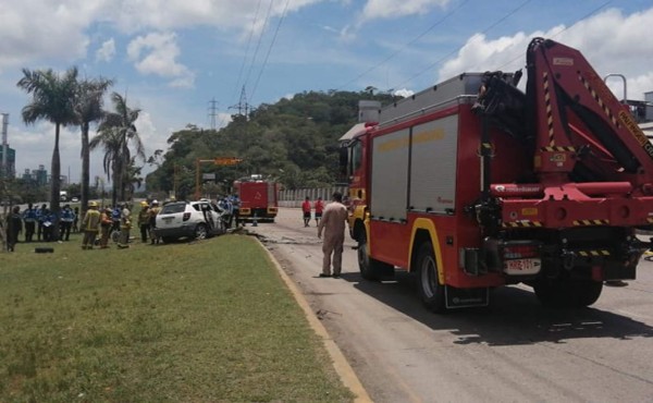 Cuatro muertos deja aparatoso accidente en Choloma; dos de ellos son hermanos